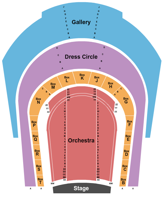 Charleston Symphony Orchestra  Performance Hall At Gaillard Center Seating Chart