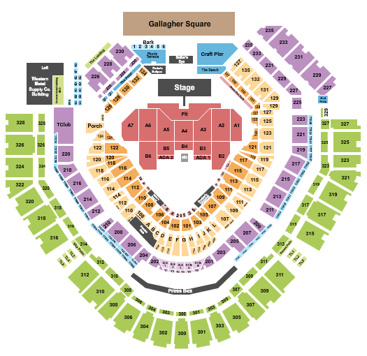 Petco Park Seating Chart: Blink 182