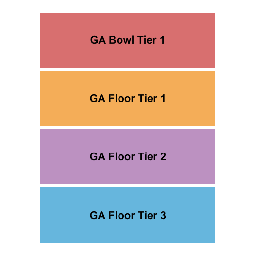 Petco Park Seating Chart: GA Bowl / Ga Floor