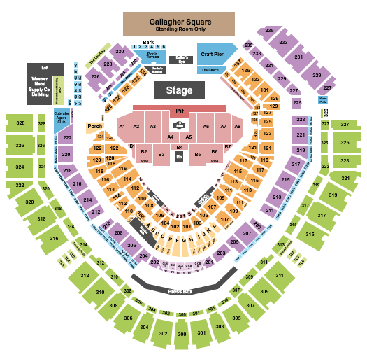 Petco Park Seating Chart: My Chemical Romance