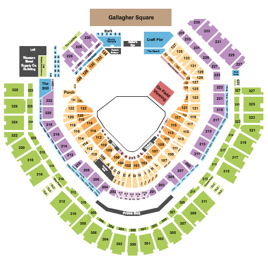 Petco Park Seating Chart: Rodeo