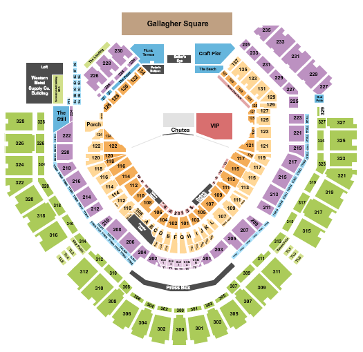 Petco Park Seating Chart: Rodeo