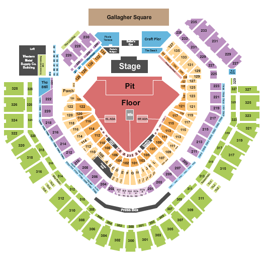 Petco Park Seating Chart: Rufus Du Sol