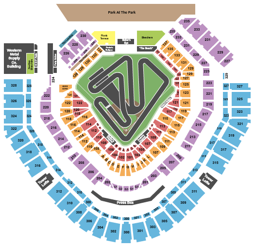 Petco Park Seating Chart: Supercross