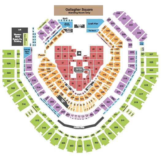 Petco Park Seating Chart: WWE: Survivor Series 2