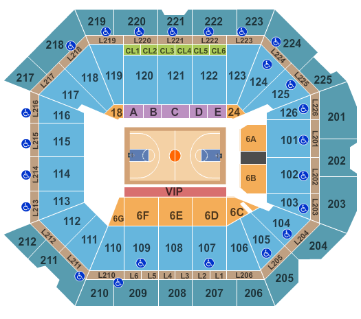 Buy North Carolina Tar Heels Basketball Tickets, Seating ...