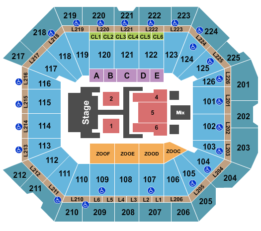 Petersen Events Center Seating Chart: Dude Perfect