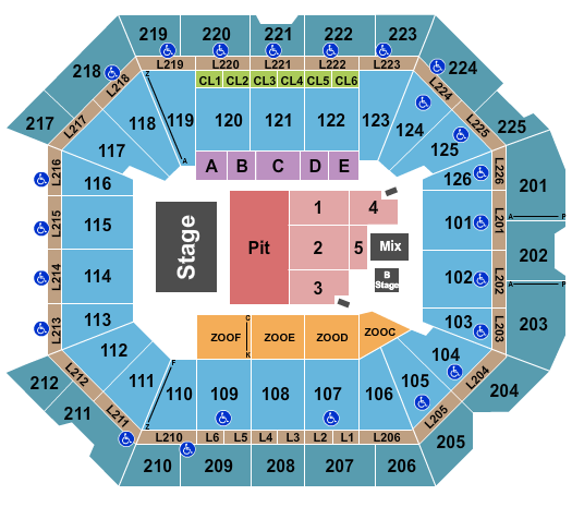 Petersen Events Center Seating Chart: Forrest Frank