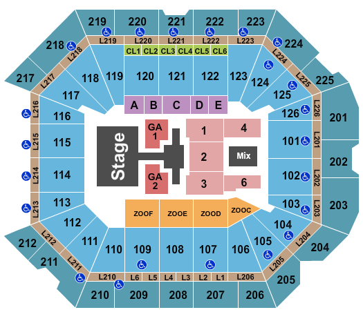Petersen Events Center Seating Chart: Phil Wickham