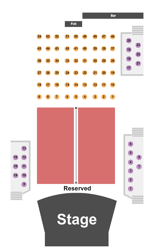 Phil Long Music Hall At Bourbon Brothers - CO Seating Chart: Endstage RSV