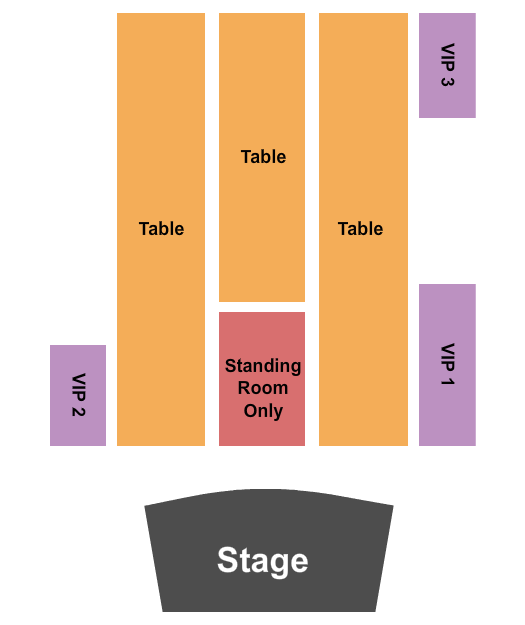 Phil Long Music Hall at Bourbon Brothers - CO Seating Chart: GA/VIP/Tables