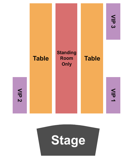 Phil Long Music Hall at Bourbon Brothers - CO Seating Chart: SRO/Table 2