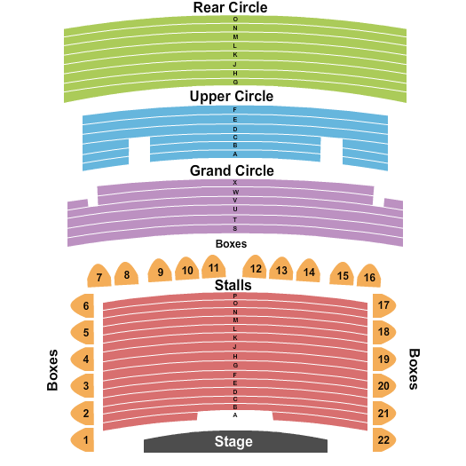 Philharmonic Hall Seating Chart: Endstage