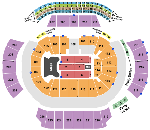 Philips Arena Seating Chart: Elton John