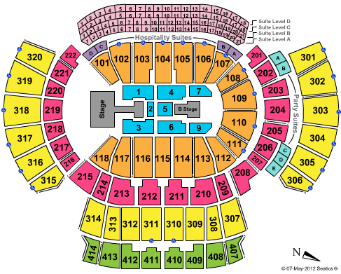 Philips Arena Seating Chart