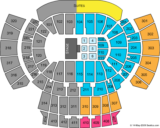 Philips Arena Seating Chart
