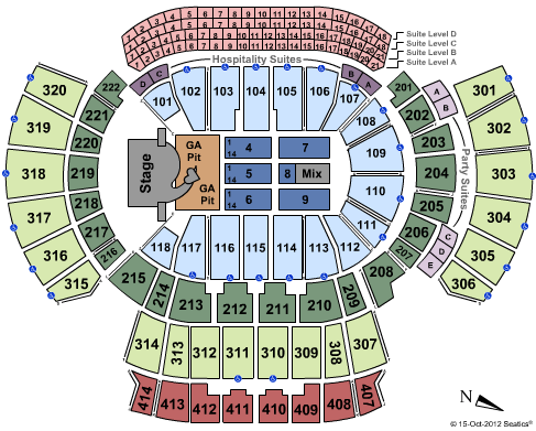 Philips Arena Seating Chart