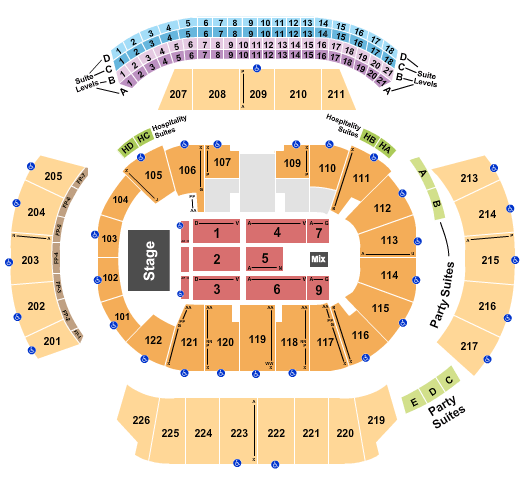 State Farm Arena Atlanta Concert Seating Chart