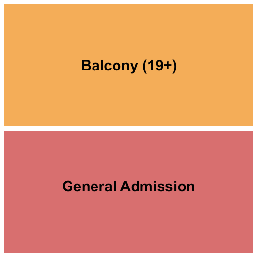 Phoenix Concert Theatre Seating Chart: GA/Balcony