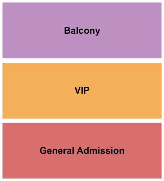 Phoenix Concert Theatre Seating Chart: GA/VIP/Balcony