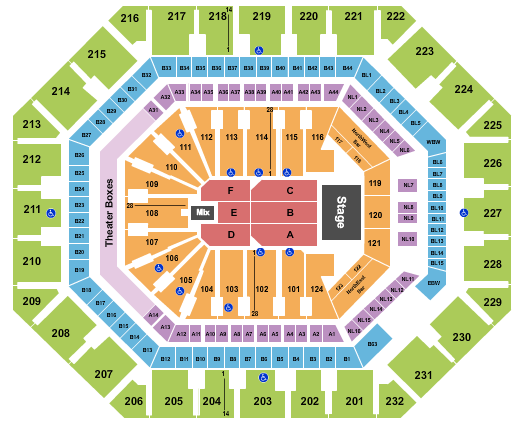 Mortgage Matchup Center Seating Chart: Gabriel Iglesias
