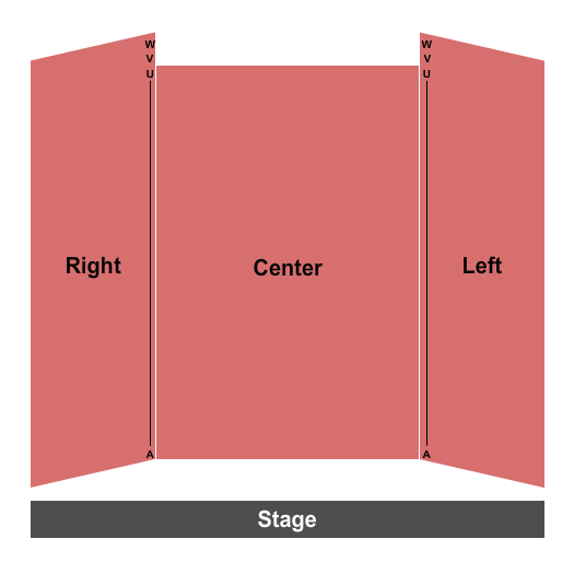 Pickens County Performing Arts Center Seating Chart: Endstage