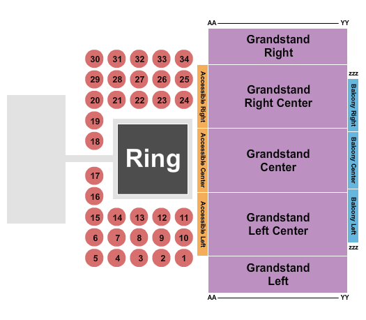 Pickering Casino Resort Seating Chart: Boxing
