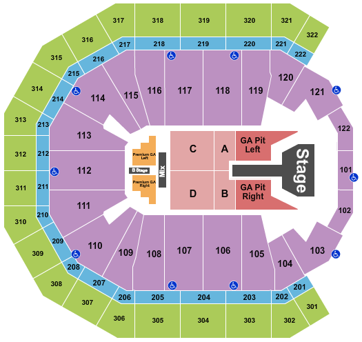 Pinnacle Bank Arena Seating Chart: Brandon Lake