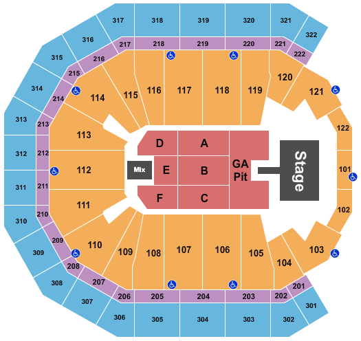 Pinnacle Bank Arena Seating Chart: Ella Langley