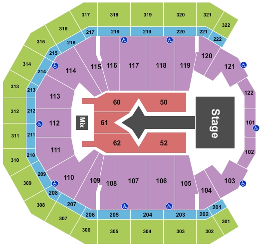 Pinnacle Bank Arena Seating Chart
