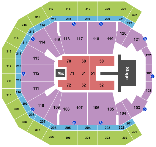 Pinnacle Bank Arena Seating Chart: Maroon 5