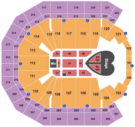 Pinnacle Bank Arena Seating Chart: Pink