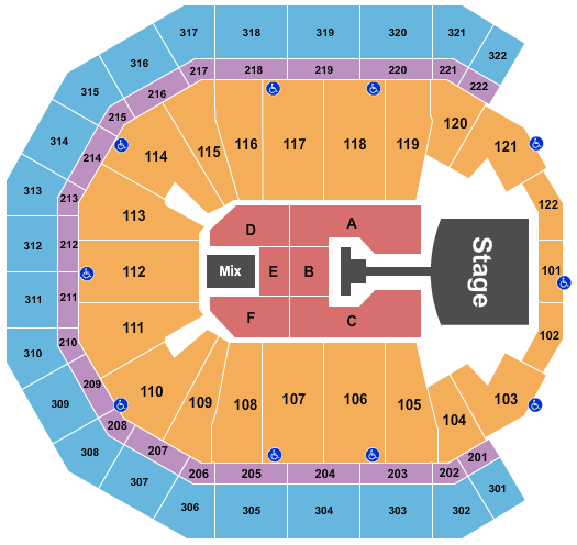 Pinnacle Bank Arena Seating Chart: Pink