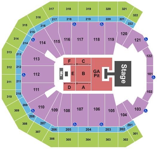 Pinnacle Bank Arena Seating Chart: Riley Green