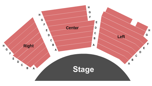 Pipestone Performing Arts Center Seating Chart: End Stage