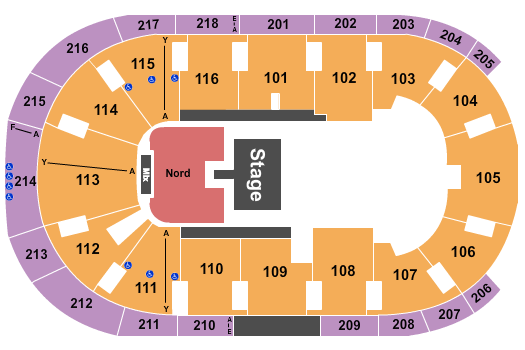 Place Bell Seating Chart: Alan Cave