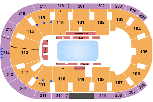 Place Bell Seating Chart: Disney On Ice - Frozen