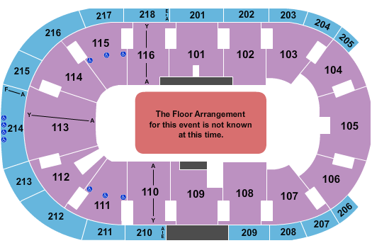Place Bell Seating Chart: Generic Floor