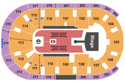 Place Bell Seating Chart: Greta Van Fleet