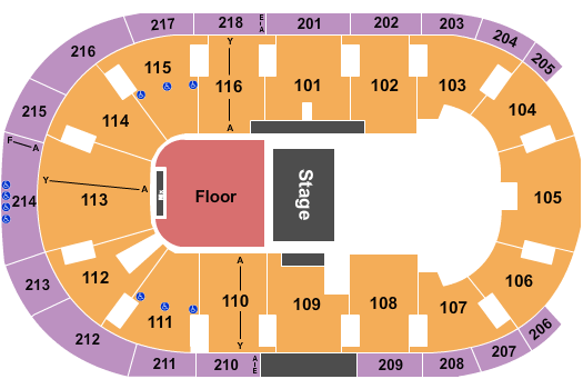 Place Bell Seating Chart: Half House