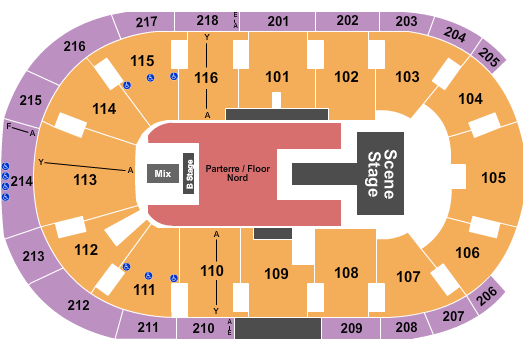 Place Bell Seating Chart: J Balvin 1