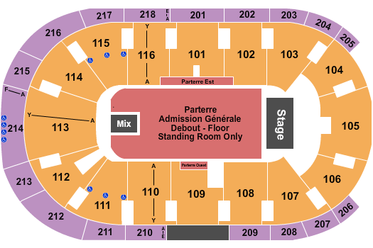 Place Bell Seating Chart