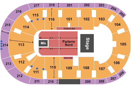 Place Bell Seating Chart