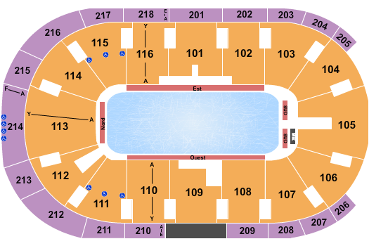 Place Bell Seating Chart: Stars On Ice 2