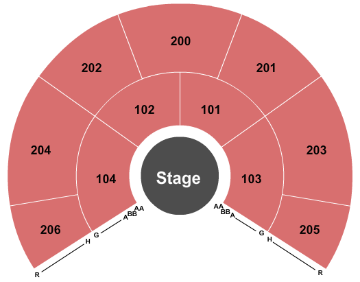 Place des Festivals Seating Chart: Cirque