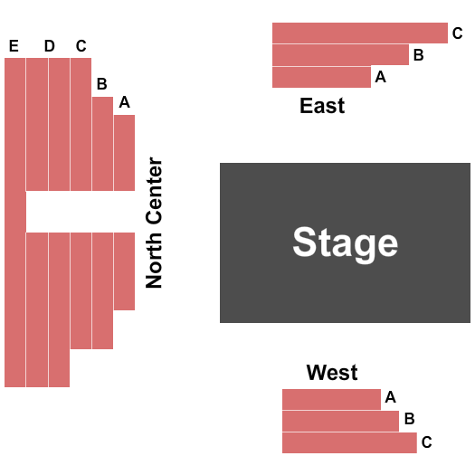 Players Circle Theater Seating Chart: Endstage