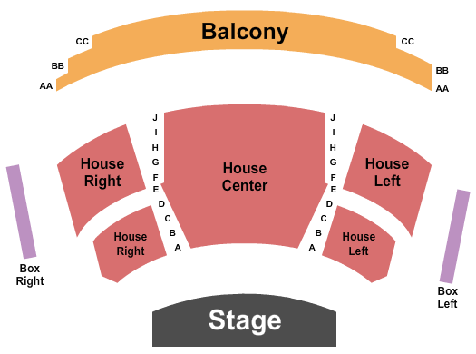 Playhouse On The Square - Memphis Seating Chart: End Stage 2