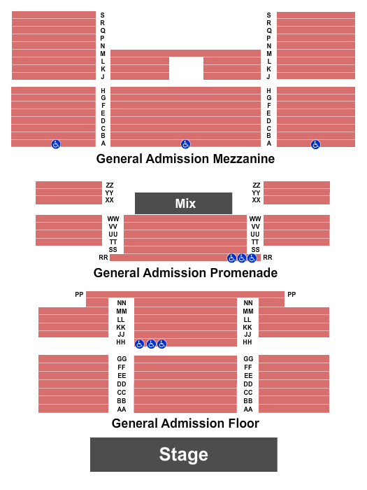 Birdland Seating Chart