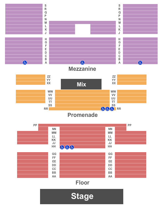 Edmond J Safra Hall Seating Chart