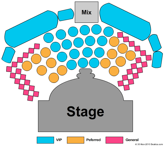 concert venues in las vegas nv concertfix com orleans showroom seating chart